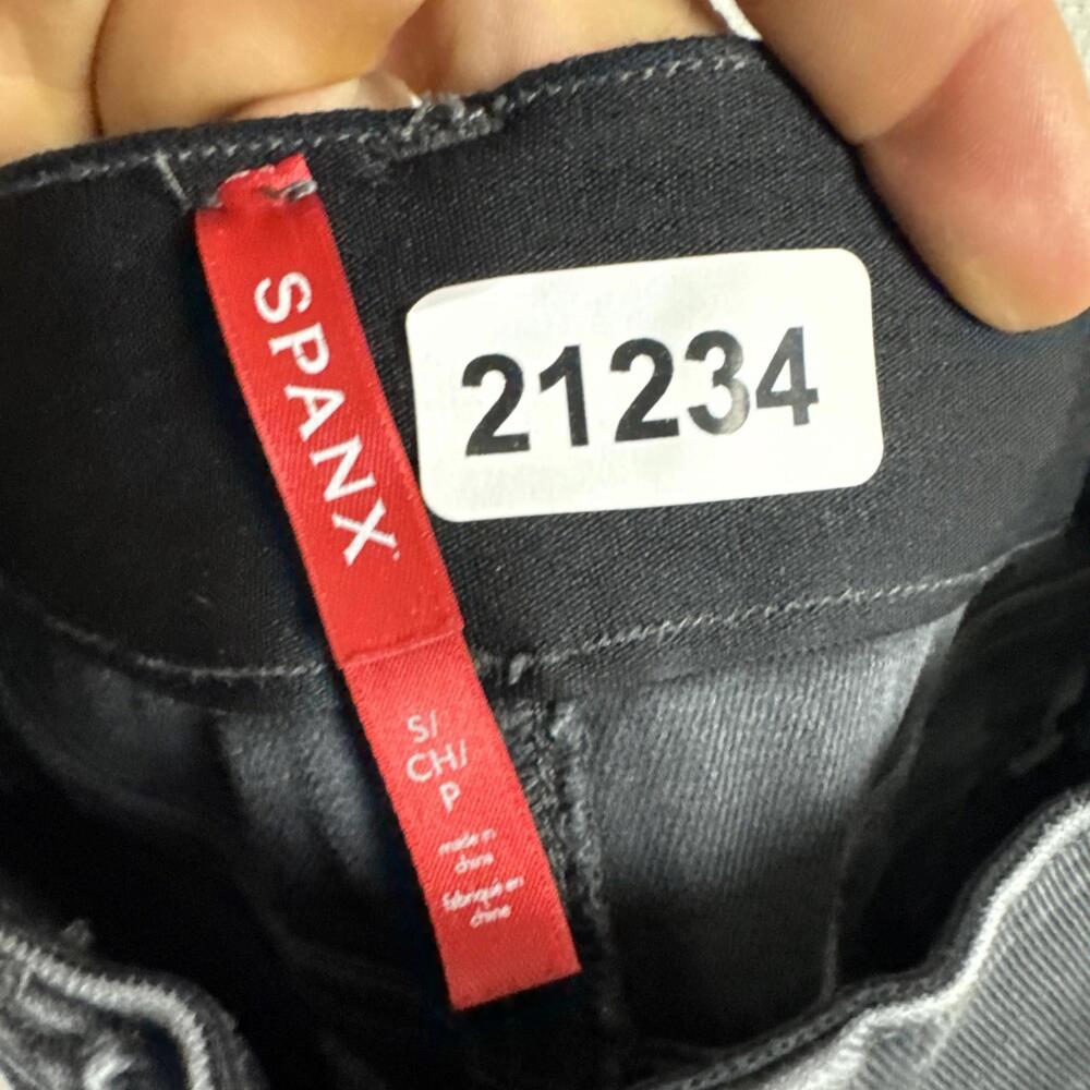 Spanx Women’s Size Small Solid Gray Stretch Twill… - image 6